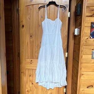 Banana republic cotton midi dress